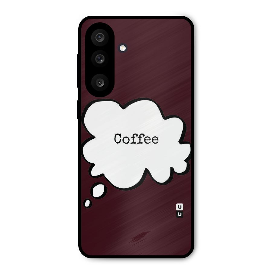 Coffee Bubble Metal Back Case for Galaxy M56