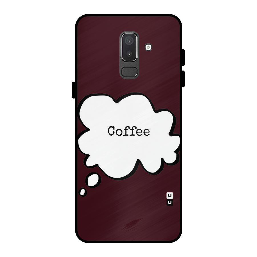 Coffee Bubble Metal Back Case for Galaxy On8 (2018)