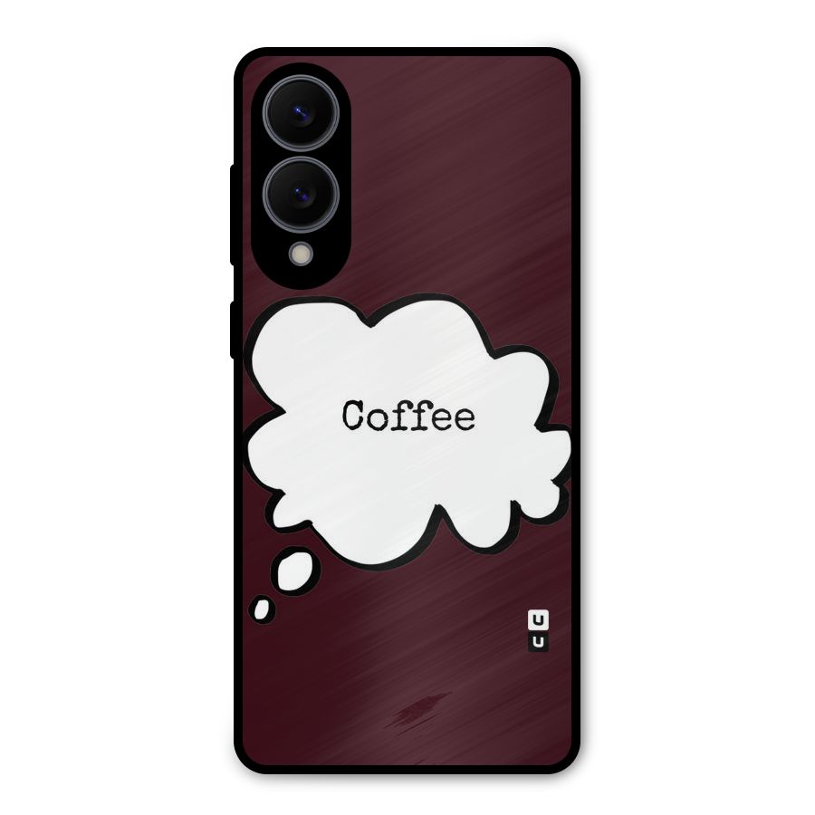 Coffee Bubble Metal Back Case for Galaxy S25 Edge