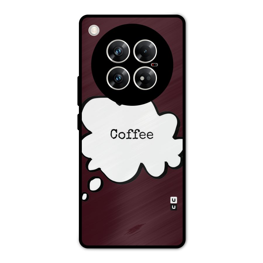 Coffee Bubble Metal Back Case for Infinix Zero 40 5G