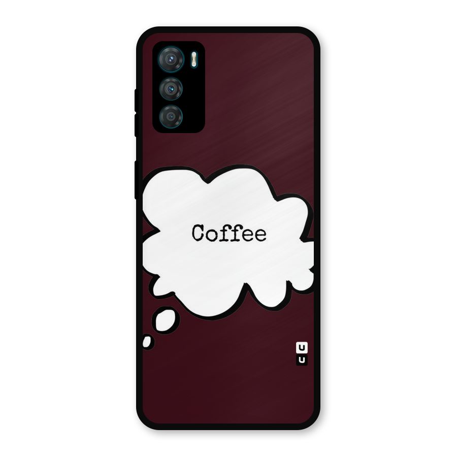 Coffee Bubble Metal Back Case for Moto G42