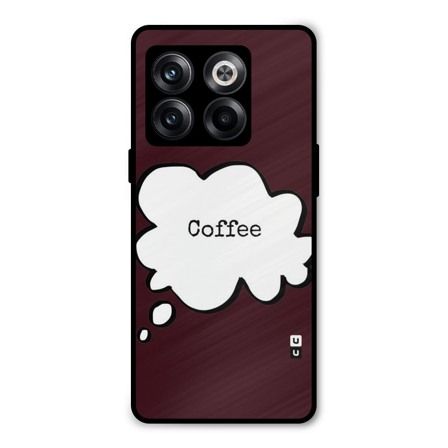 Coffee Bubble Metal Back Case for OnePlus 10T