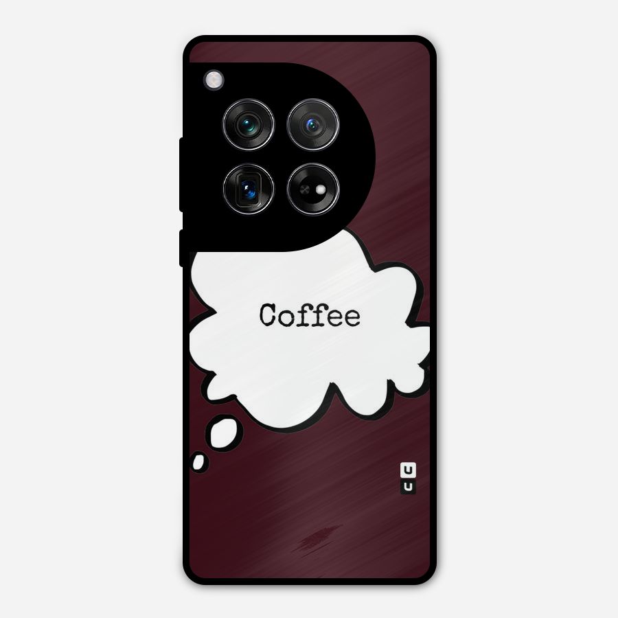 Coffee Bubble Metal Back Case for OnePlus 12