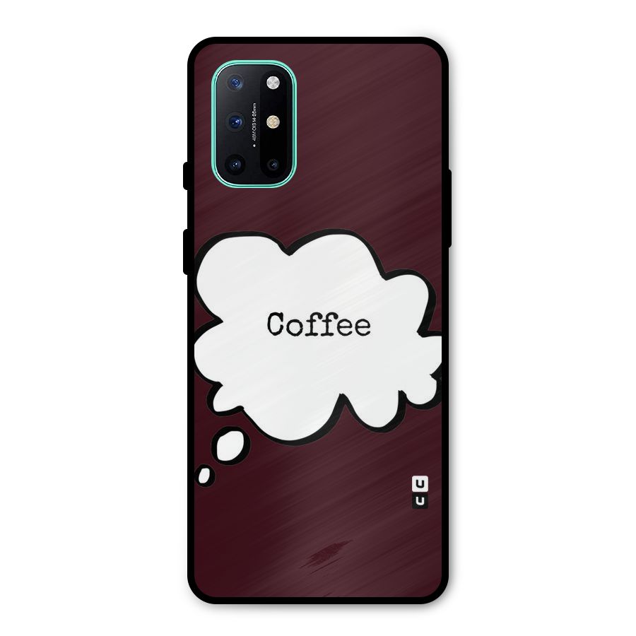 Coffee Bubble Metal Back Case for OnePlus 8T