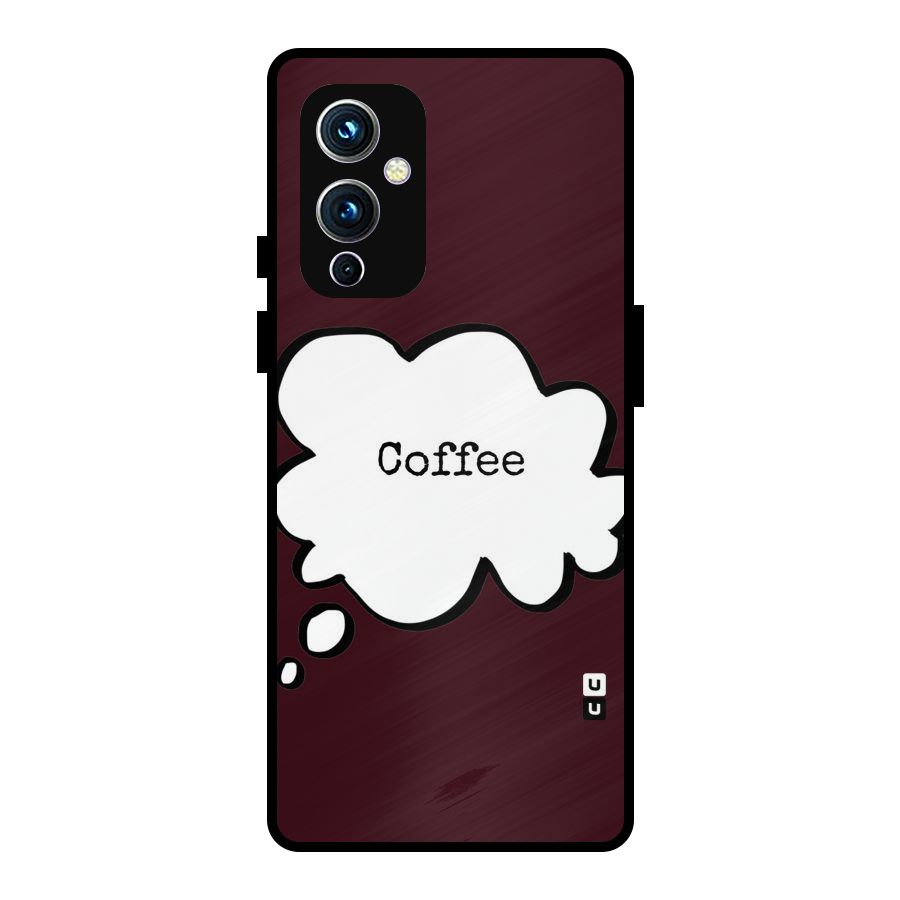 Coffee Bubble Metal Back Case for OnePlus 9
