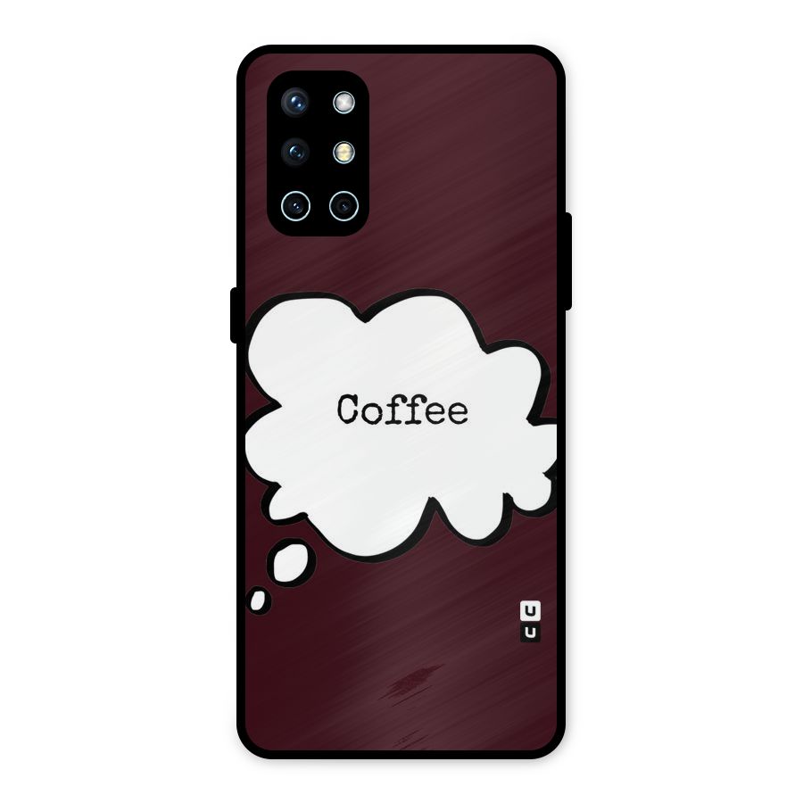 Coffee Bubble Metal Back Case for OnePlus 9R