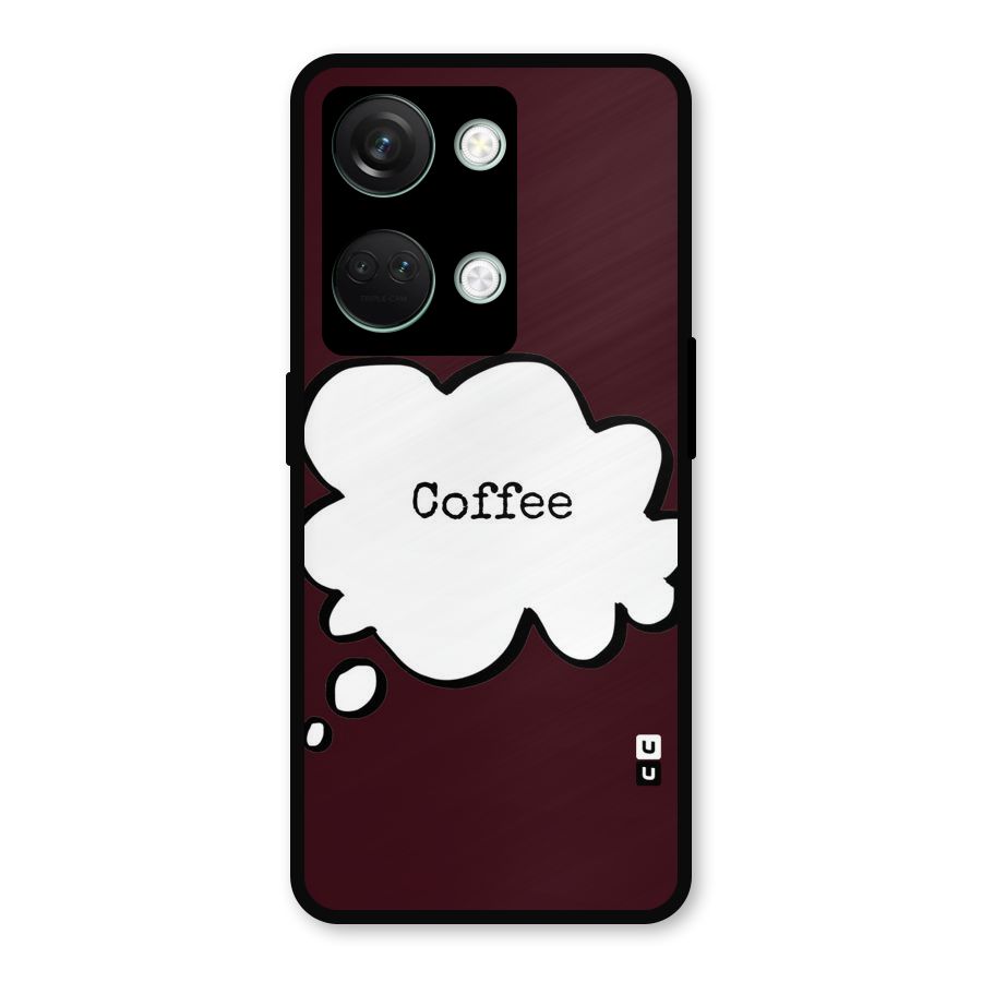 Coffee Bubble Metal Back Case for OnePlus Nord 3
