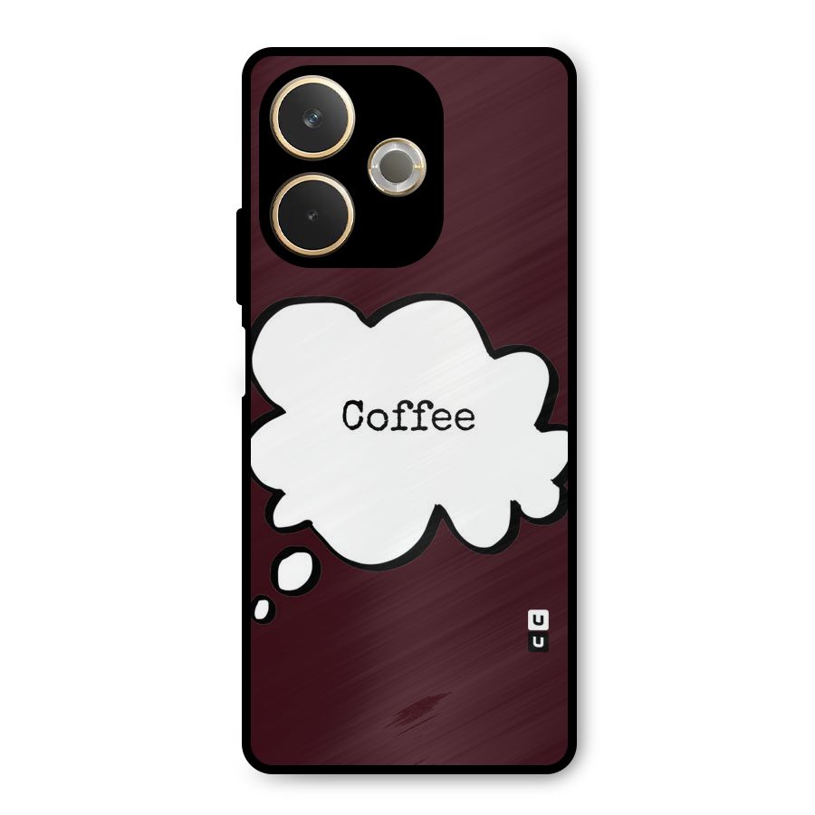 Coffee Bubble Metal Back Case for Oppo A5 Pro