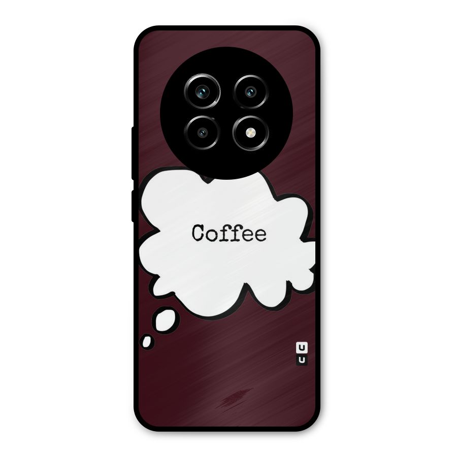 Coffee Bubble Metal Back Case for Realme 13 Pro