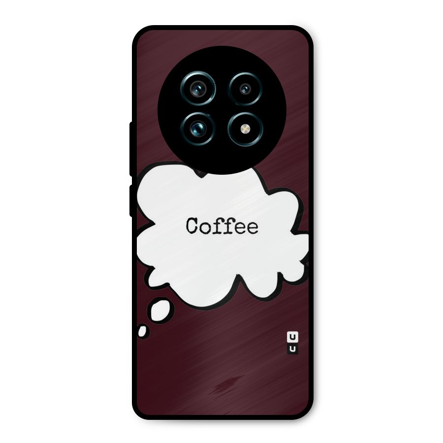 Coffee Bubble Metal Back Case for Realme 13 Pro Plus