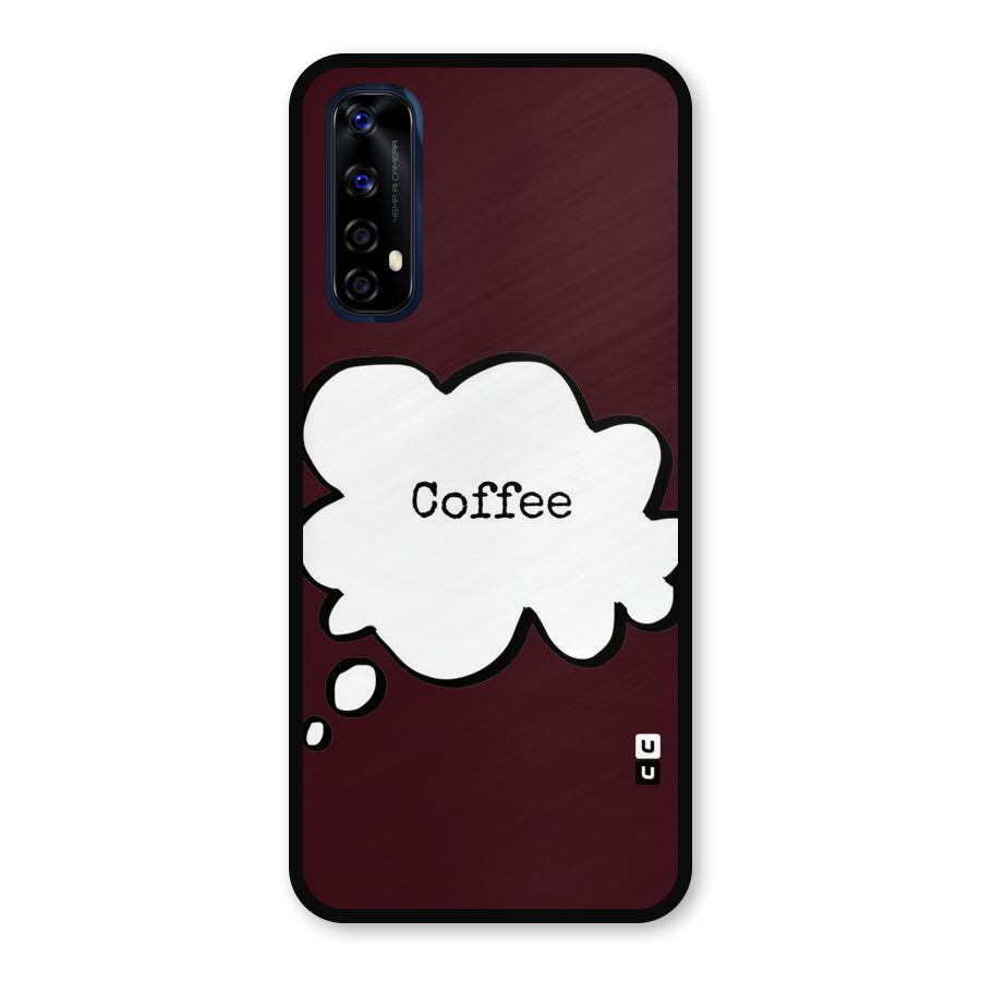 Coffee Bubble Metal Back Case for Realme 7