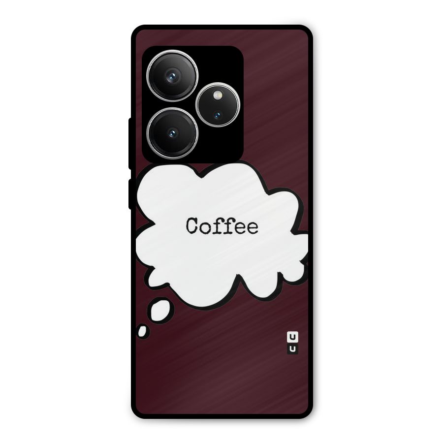 Coffee Bubble Metal Back Case for Realme GT 6