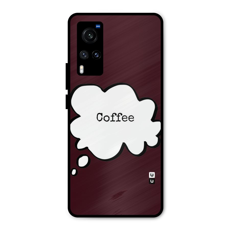 Coffee Bubble Metal Back Case for Vivo X60
