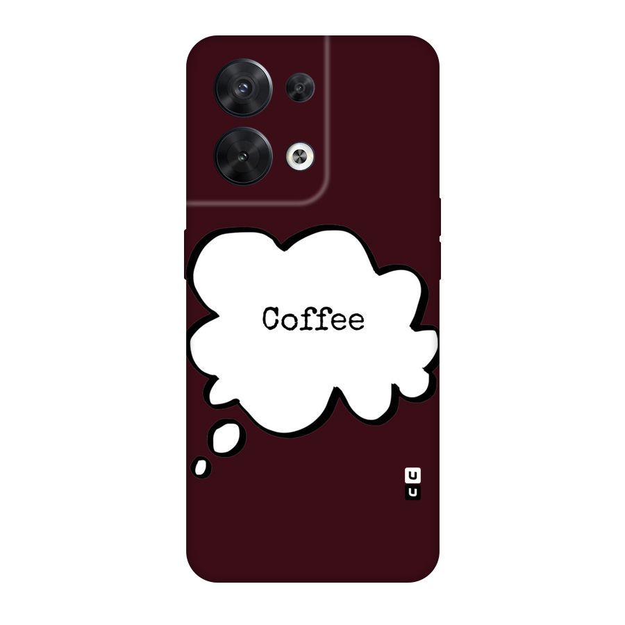 Coffee Bubble Original Polycarbonate Back Case for Oppo Reno8 5G