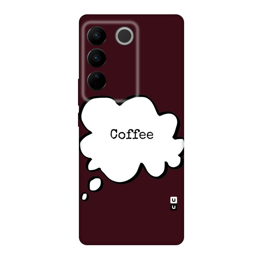 Coffee Bubble Original Polycarbonate Back Case for Vivo V27