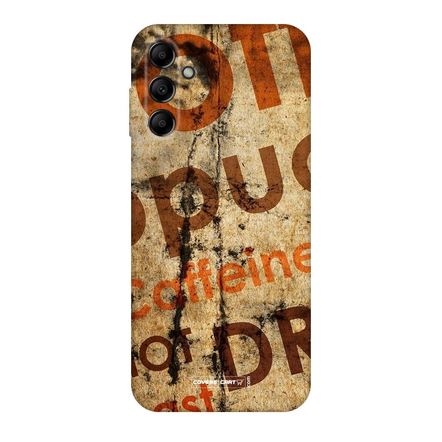 Coffee Caffeine Original Polycarbonate Back Case for Galaxy A14 5G