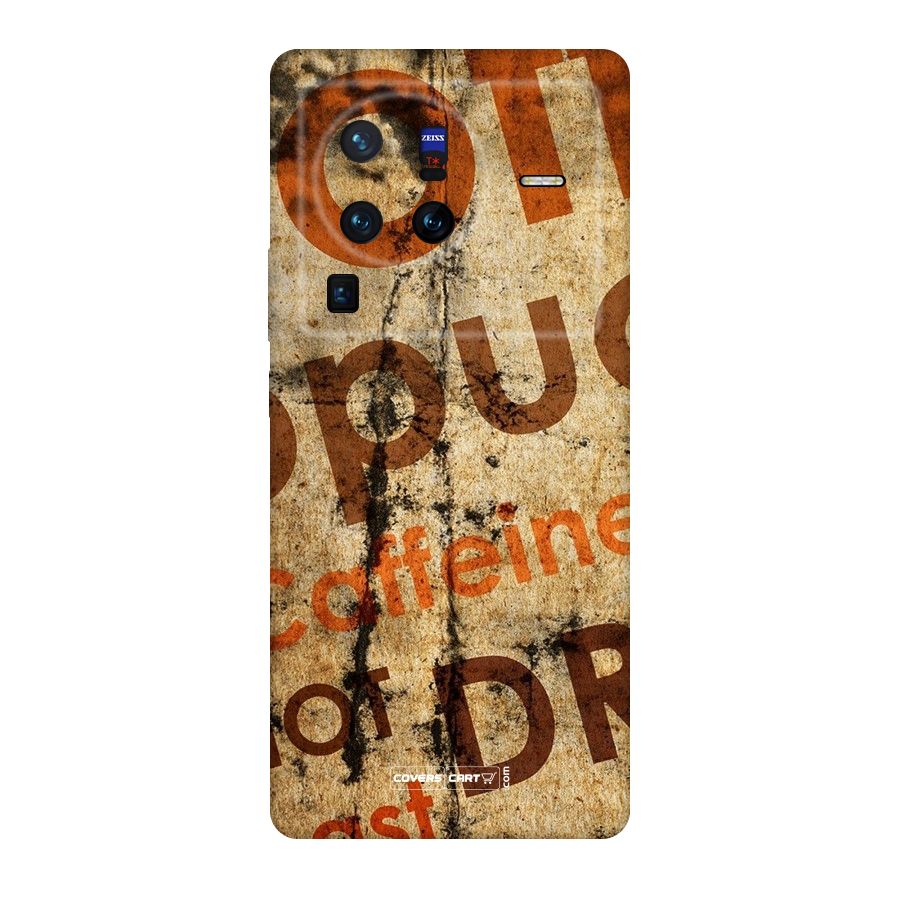 Coffee Caffeine Original Polycarbonate Back Case for Vivo X80