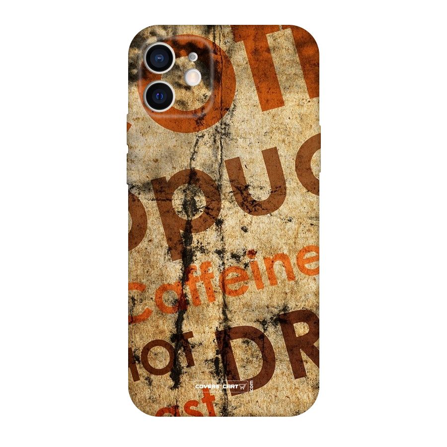 Coffee Caffeine Original Polycarbonate Back Case for iPhone 12