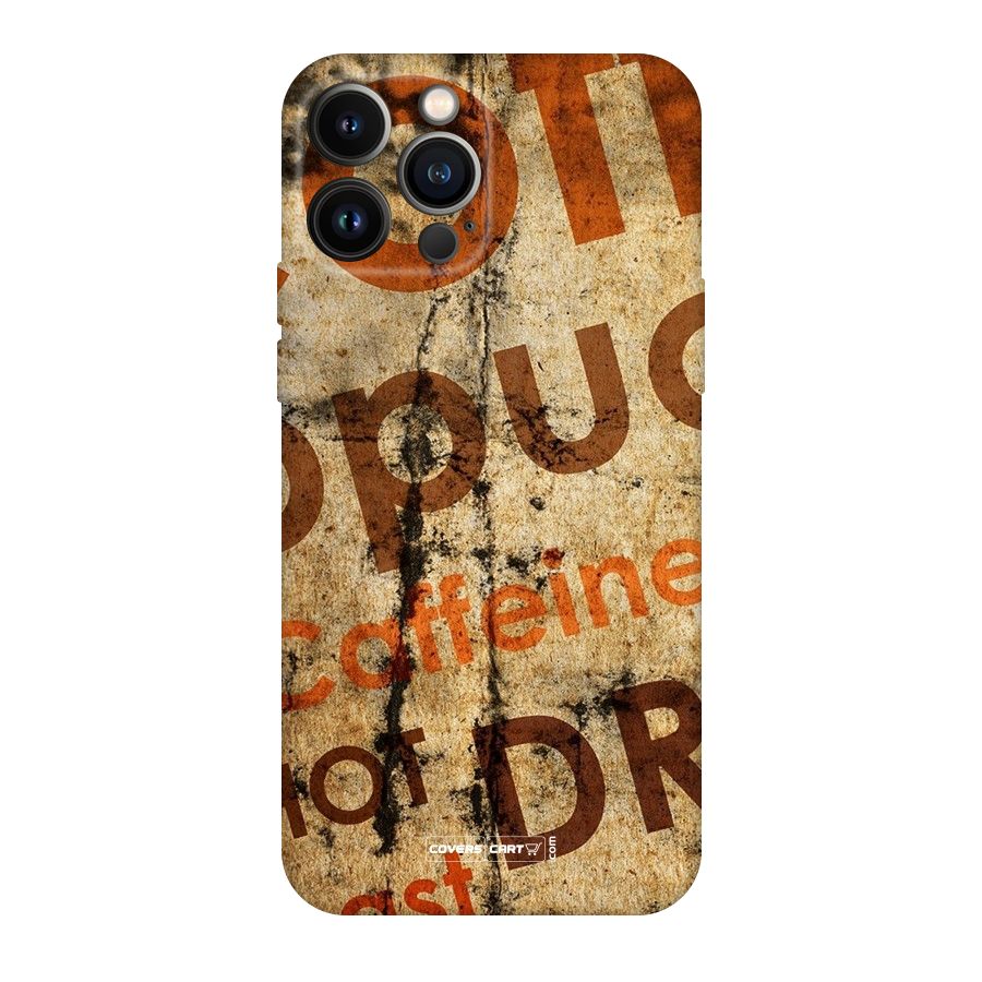 Coffee Caffeine Original Polycarbonate Back Case for iPhone 13 Pro Max