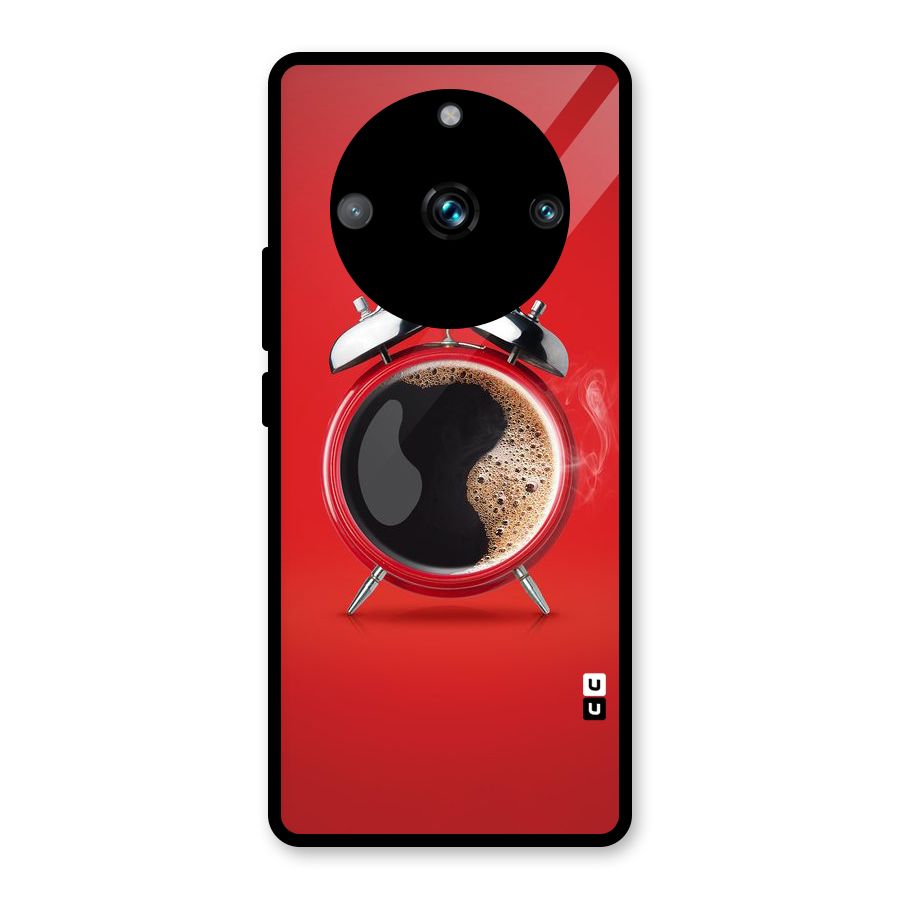 Coffee Clock Glass Back Case for Realme Narzo 60 Pro