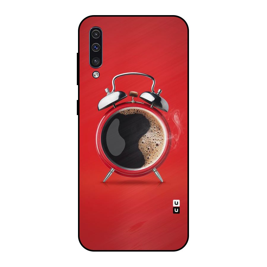 Coffee Clock Metal Back Case for Galaxy A30s