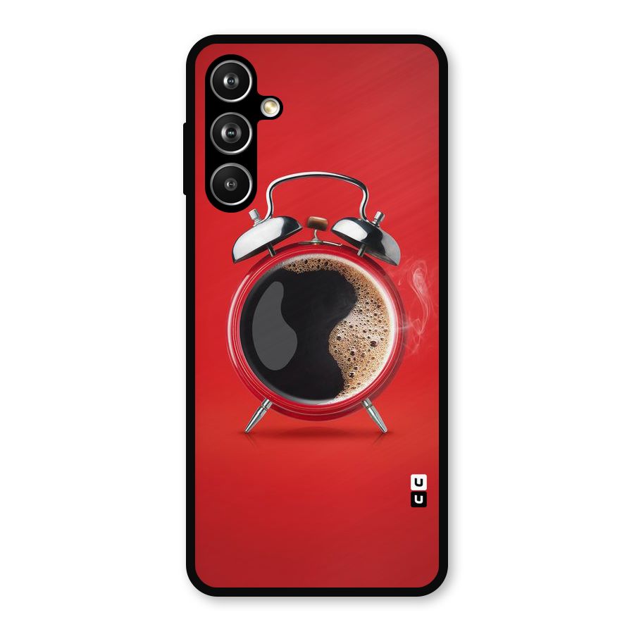 Coffee Clock Metal Back Case for Galaxy F54