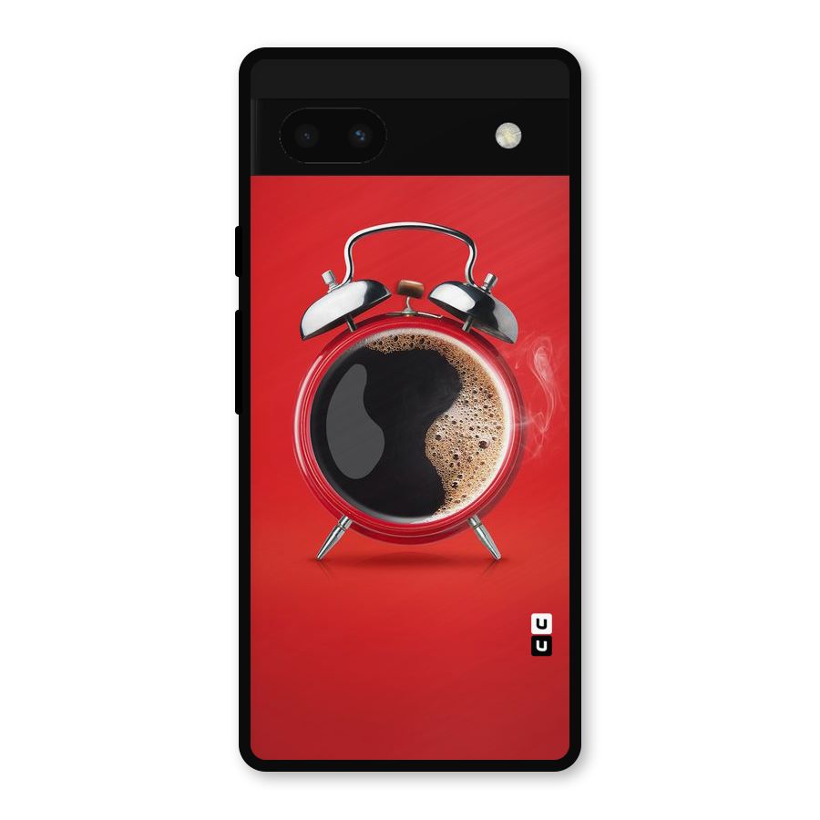 Coffee Clock Metal Back Case for Google Pixel 6a