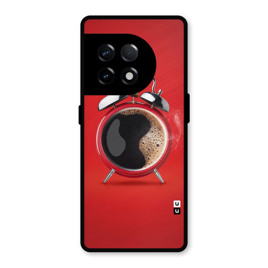 Coffee Clock Metal Back Case for OnePlus 11R