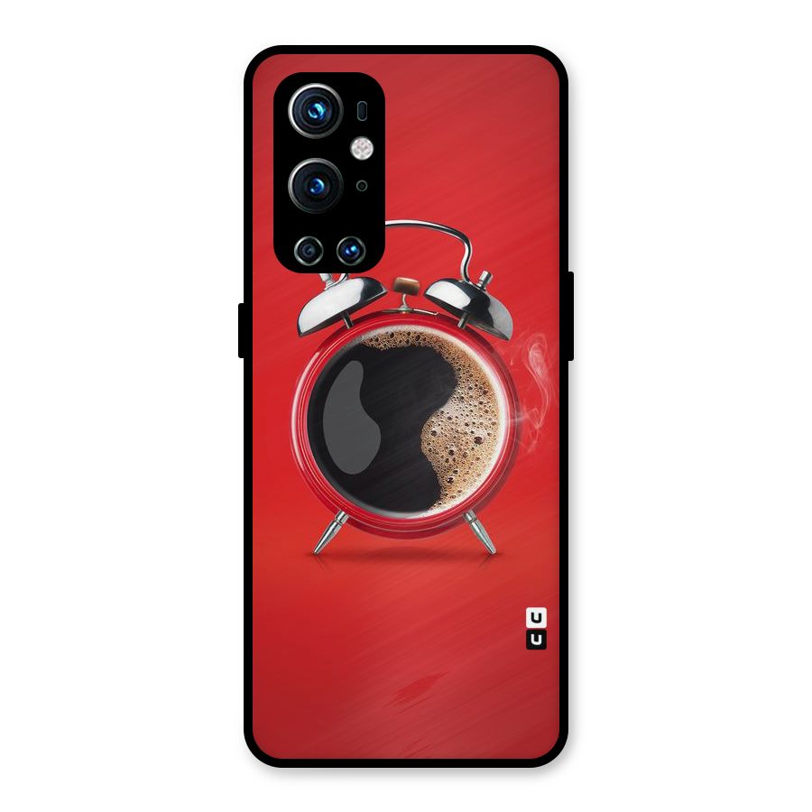 Coffee Clock Metal Back Case for OnePlus 9 Pro