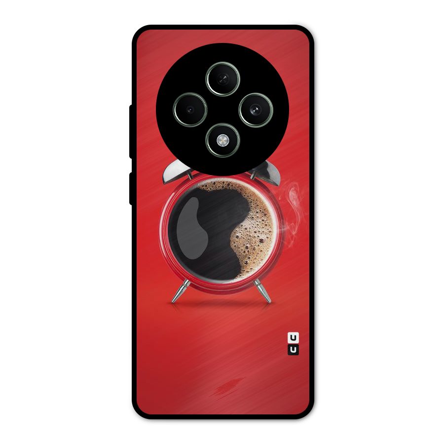 Coffee Clock Metal Back Case for Oppo F27