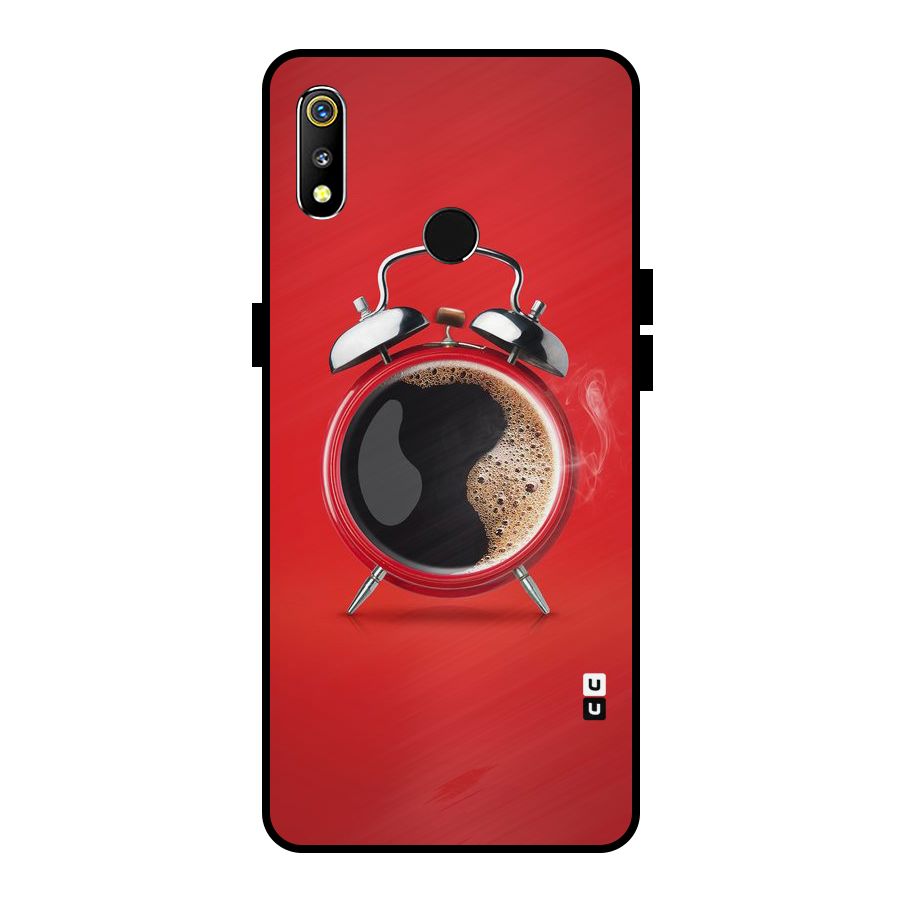 Coffee Clock Metal Back Case for Realme 3i