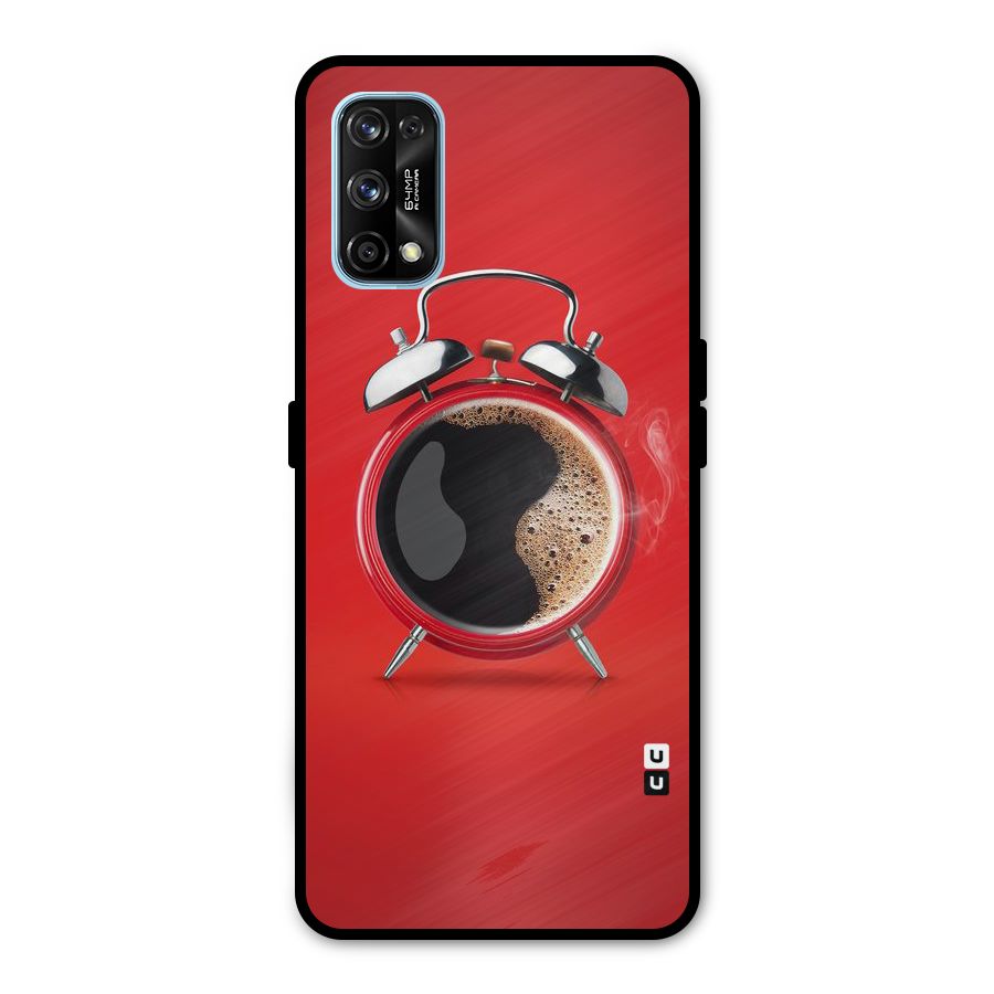 Coffee Clock Metal Back Case for Realme 7 Pro
