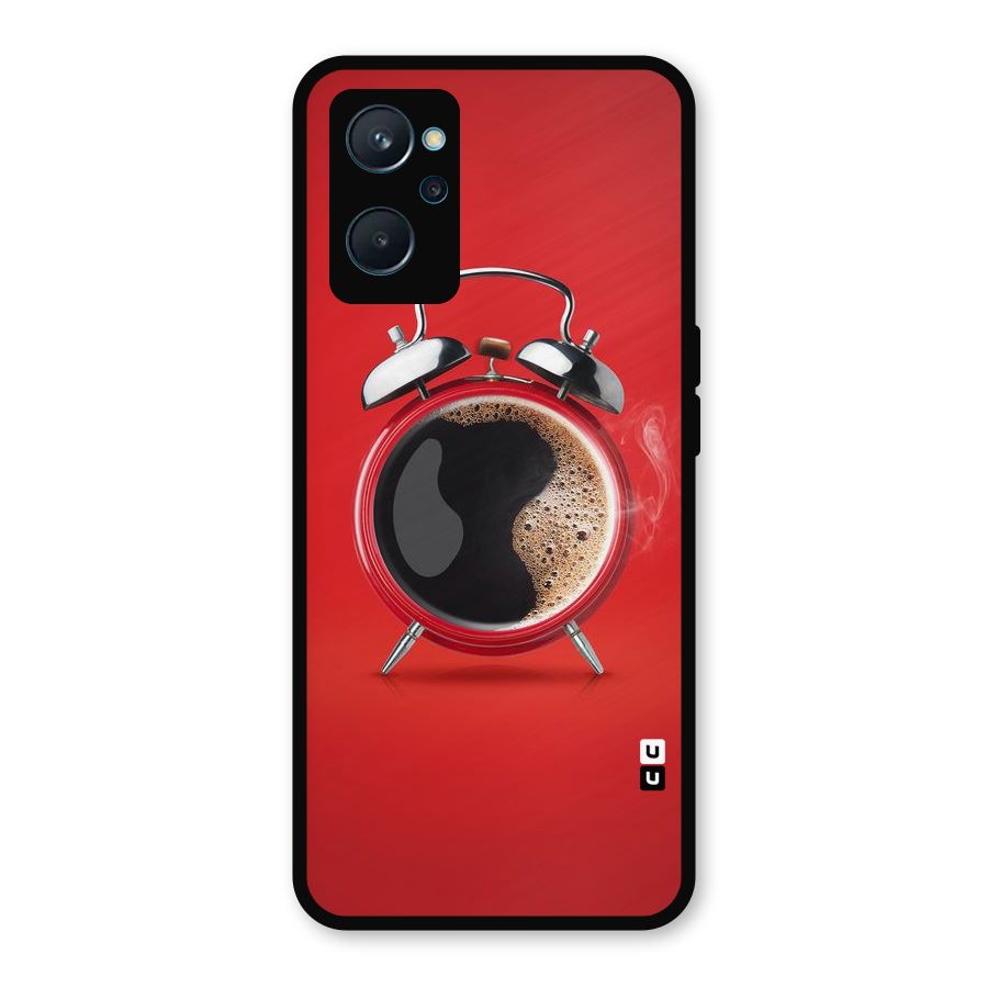 Coffee Clock Metal Back Case for Realme 9i