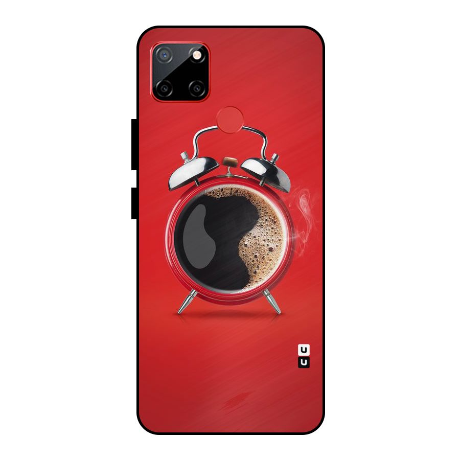Coffee Clock Metal Back Case for Realme C12