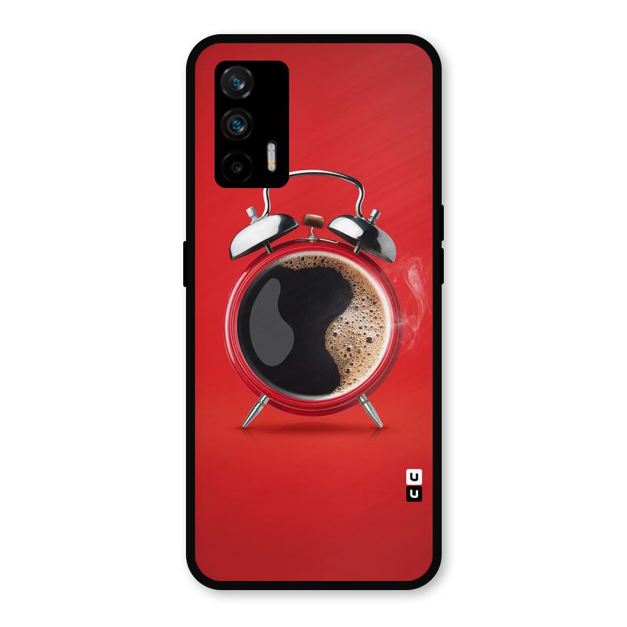 Coffee Clock Metal Back Case for Realme GT 5G