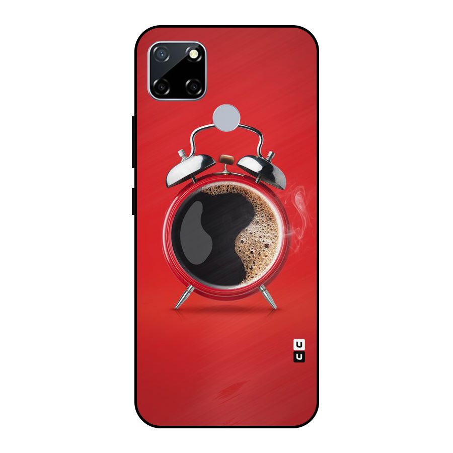 Coffee Clock Metal Back Case for Realme Narzo 30A