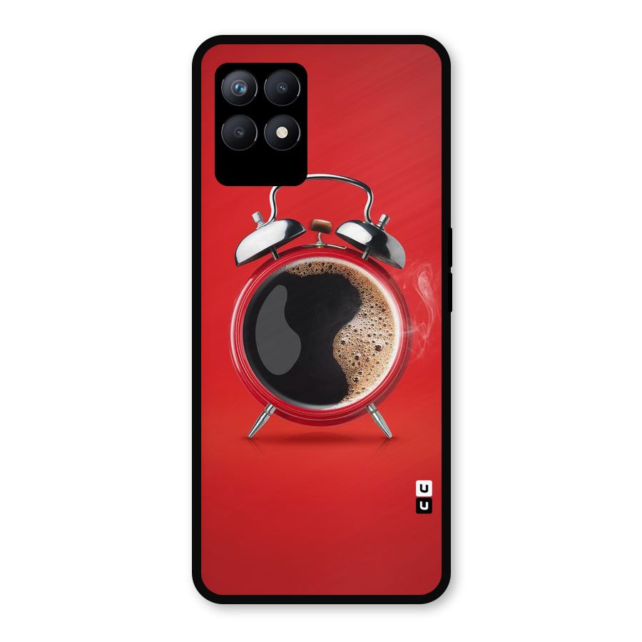 Coffee Clock Metal Back Case for Realme Narzo 50