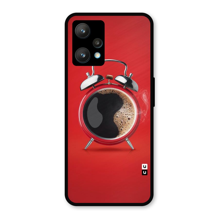 Coffee Clock Metal Back Case for Realme Narzo 50 Pro