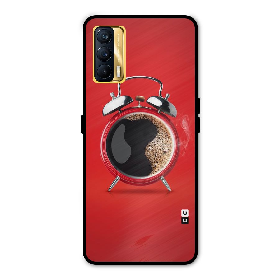Coffee Clock Metal Back Case for Realme X7