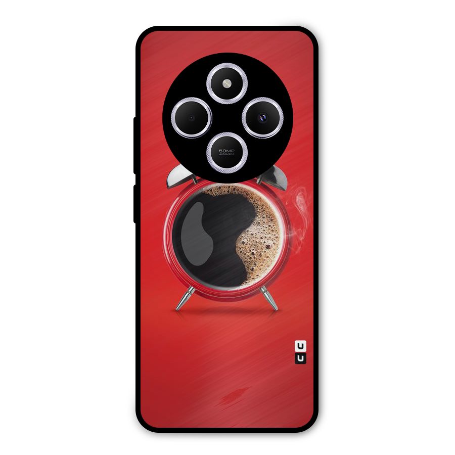 Coffee Clock Metal Back Case for Redmi A4