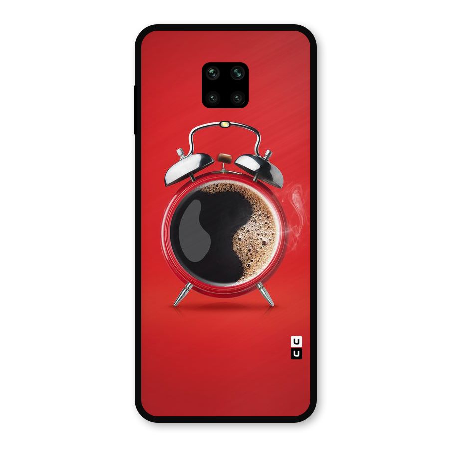 Coffee Clock Metal Back Case for Redmi Note 10 Lite