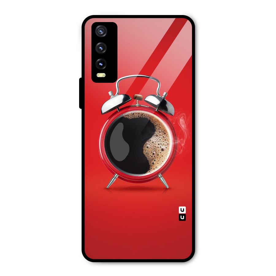 Coffee Clock Metal Back Case for Vivo Y20