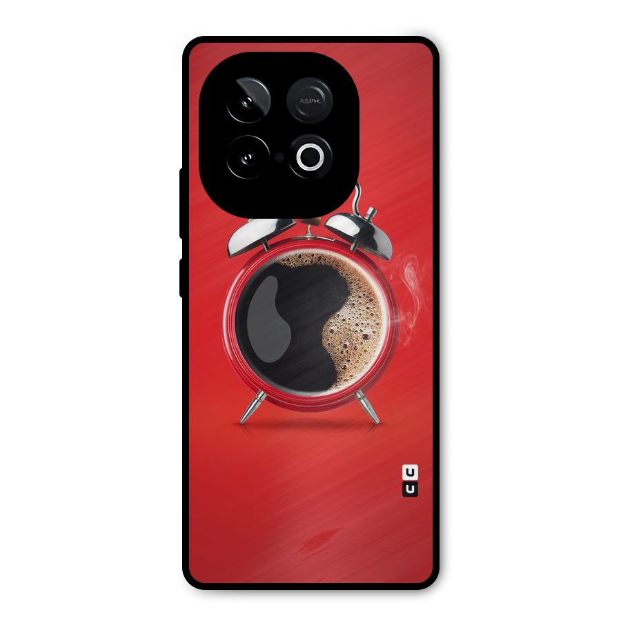 Coffee Clock Metal Back Case for iQOO Neo 10