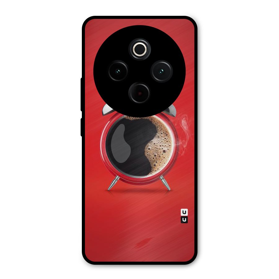 Coffee Clock Metal Back Case for iQOO Z10