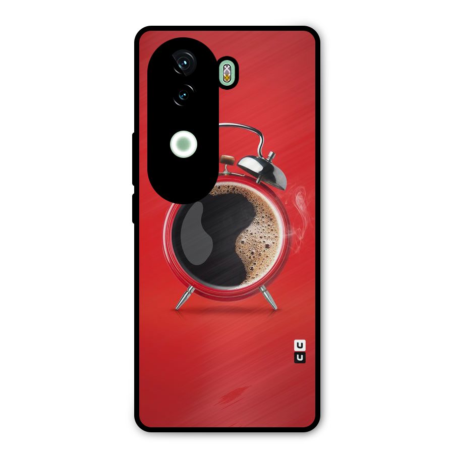 Coffee Clock Metal Back Case for iQOO Z9s