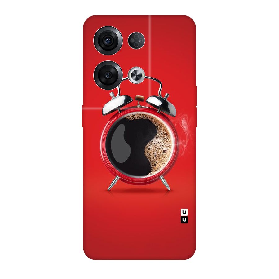 Coffee Clock Original Polycarbonate Back Case for Oppo Reno8 Pro 5G