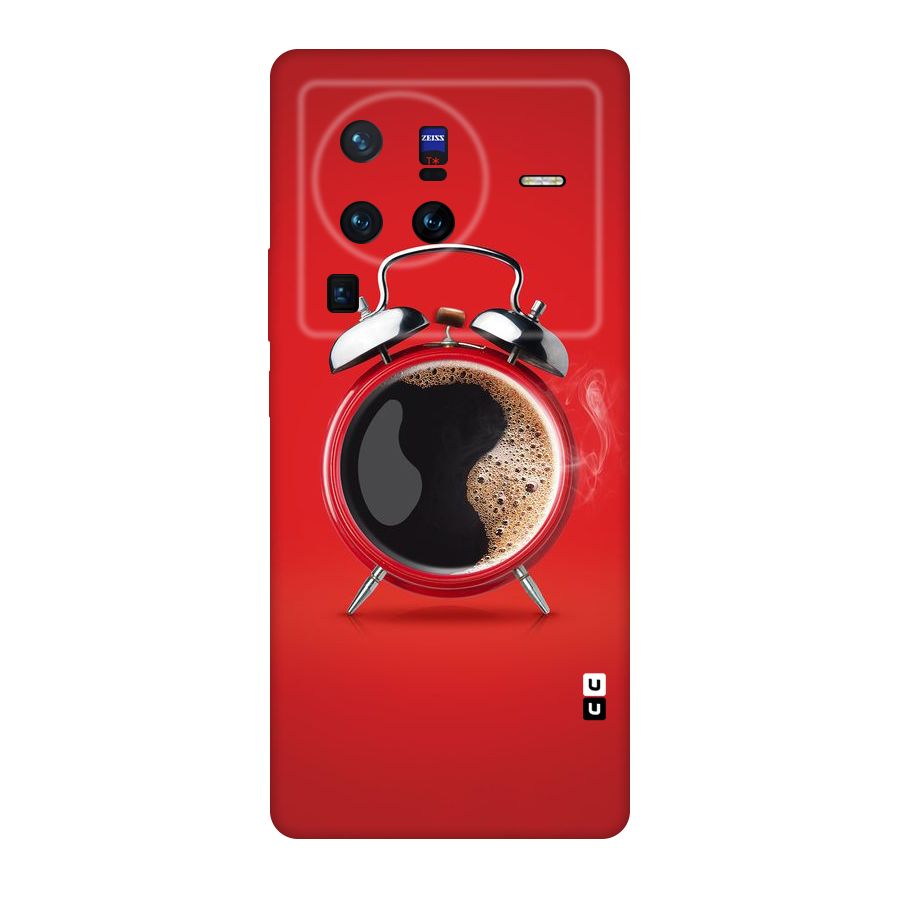 Coffee Clock Original Polycarbonate Back Case for Vivo X80