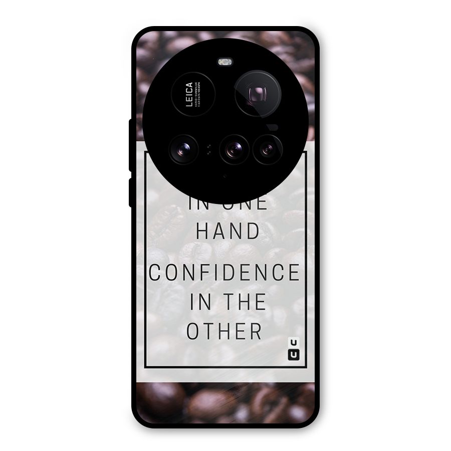 Coffee Confidence Quote Metal Back Case for Xiaomi 15 Ultra