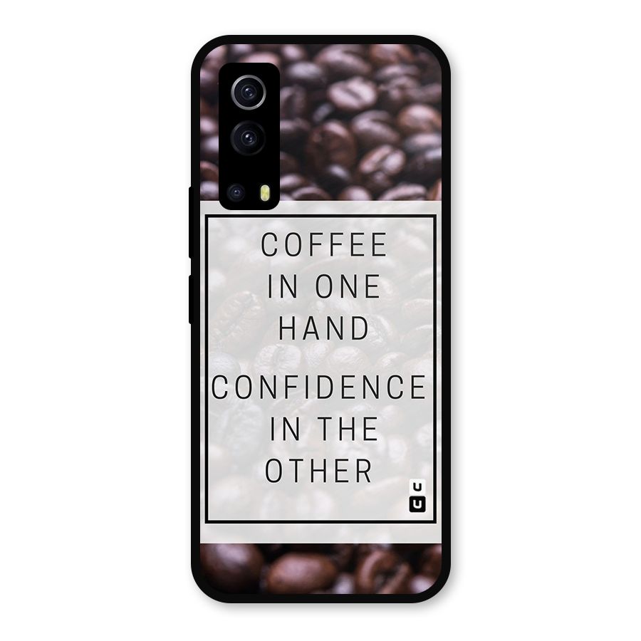 Coffee Confidence Quote Metal Back Case for iQOO Z3