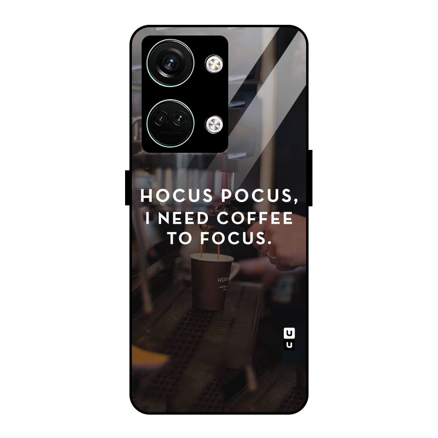 Coffee Focus Glass Back Case for Oneplus Nord 3
